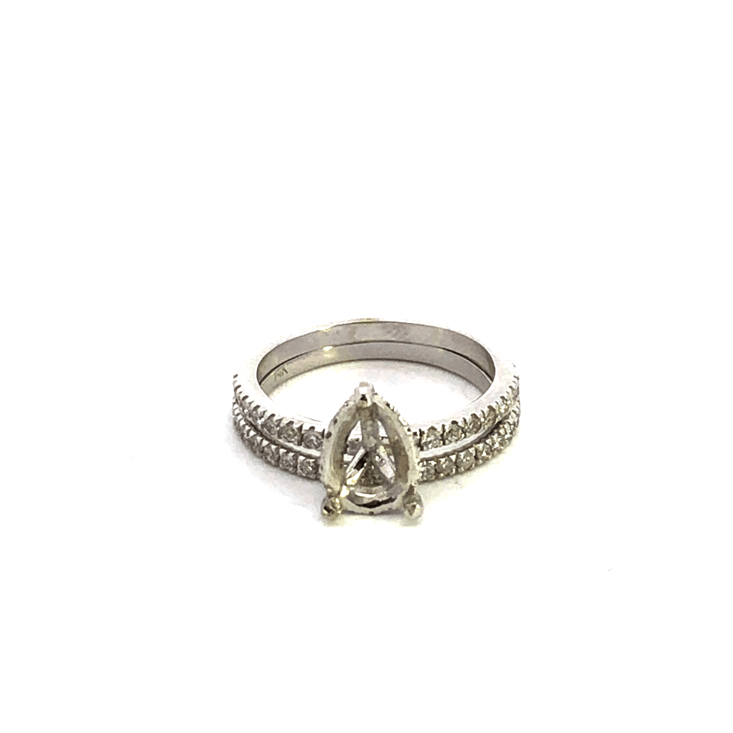 Elegant Diamond Engagement Ring (D0.95 ct, 14KW)