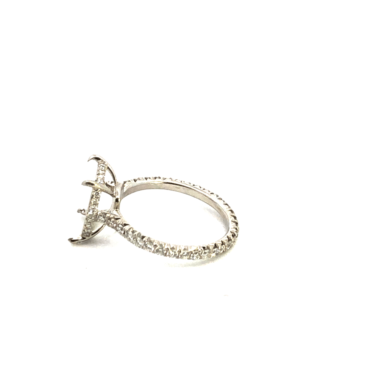 Elegant Diamond Ring Setting with Unique Design-Style Code: RM-1899