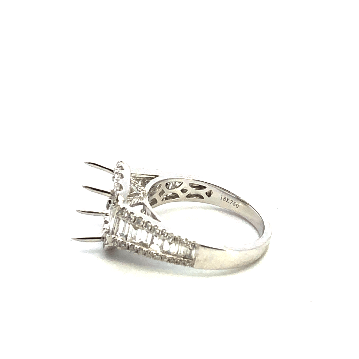 Elegant Diamond Engagement Ring Setting