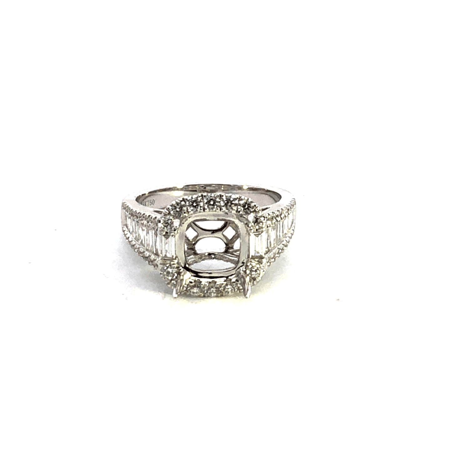 Elegant Diamond Engagement Ring Setting