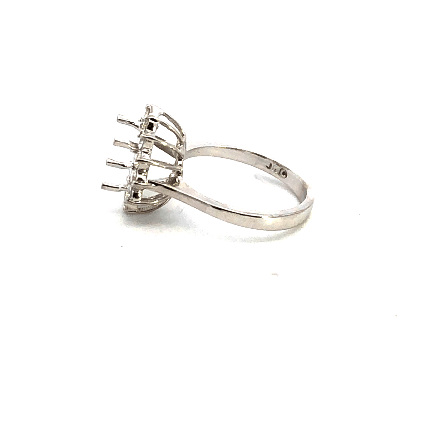 Elegant Floral Design Diamond Ring Setting