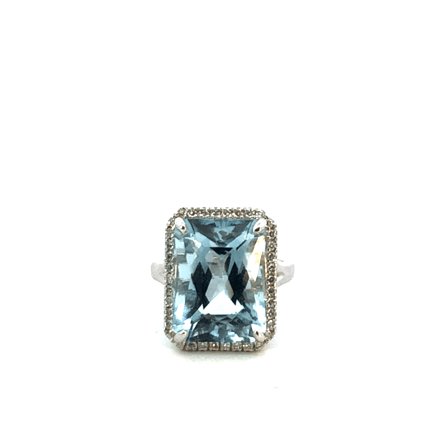 Elegant Blue Gemstone Ring – DR5260AQ