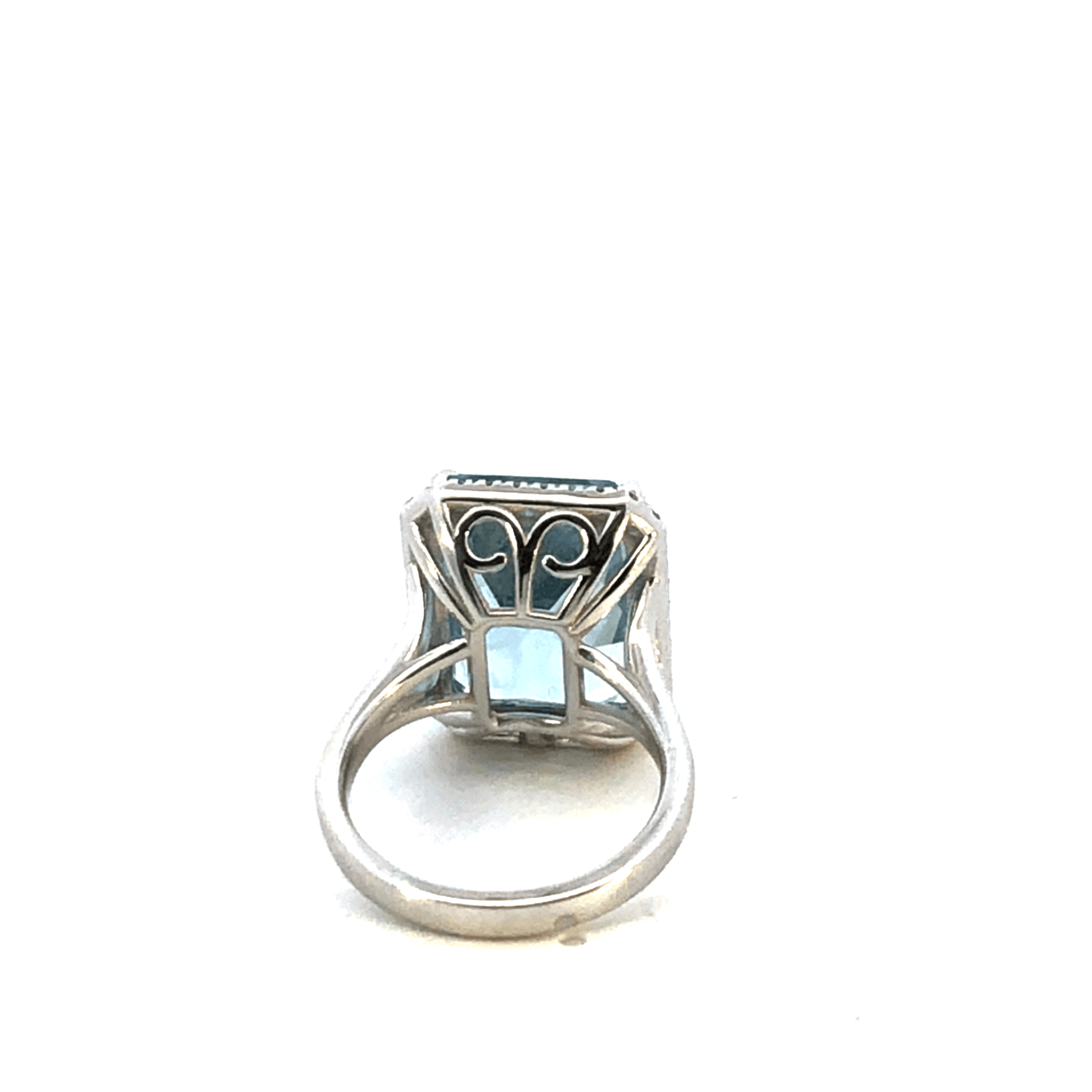 Elegant Blue Gemstone Ring – DR5260AQ