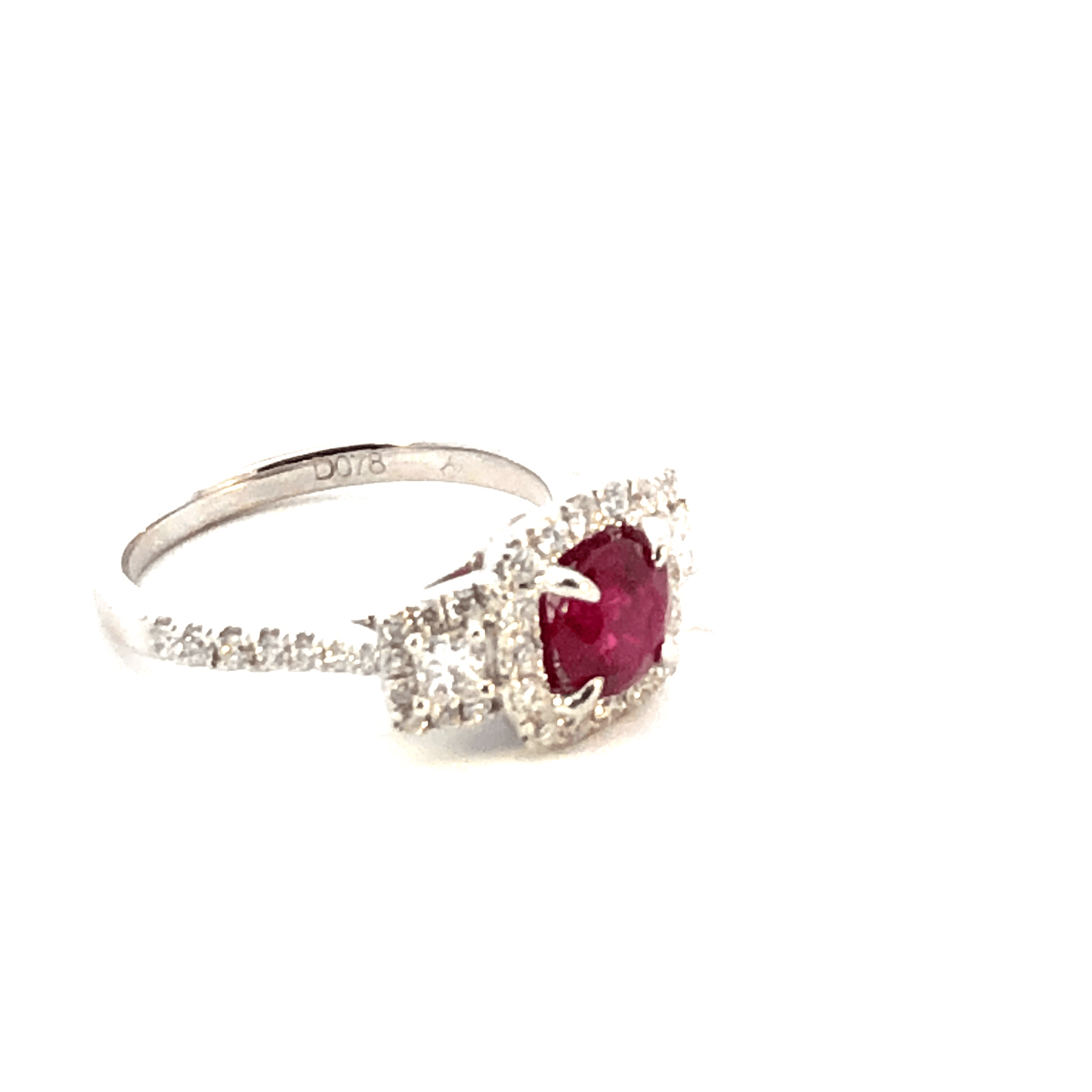 Elegant Ruby and Diamond Ring – GIA Certified