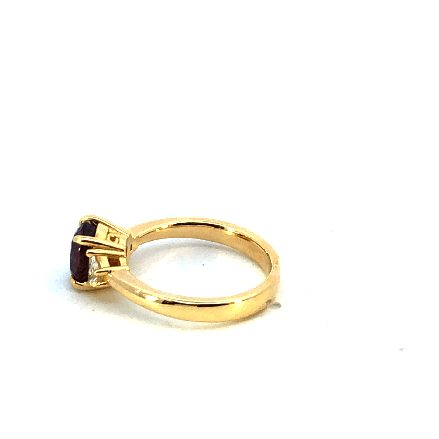 Elegant Ruby and Diamond Ring