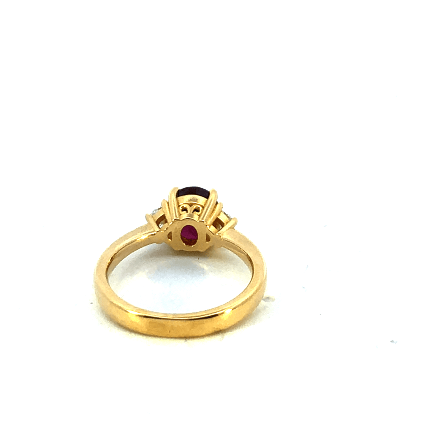 Elegant Ruby and Diamond Ring