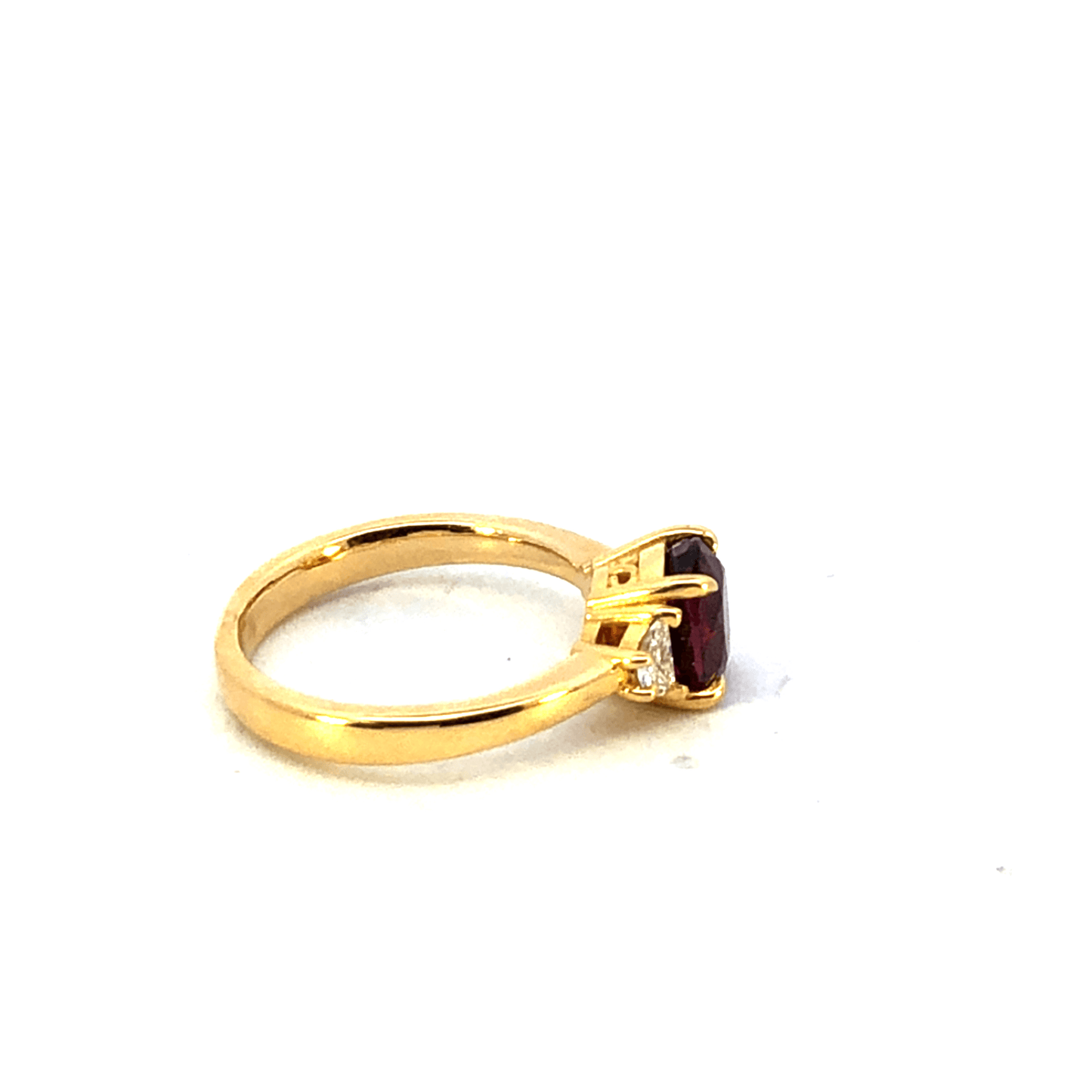 Elegant Ruby and Diamond Ring