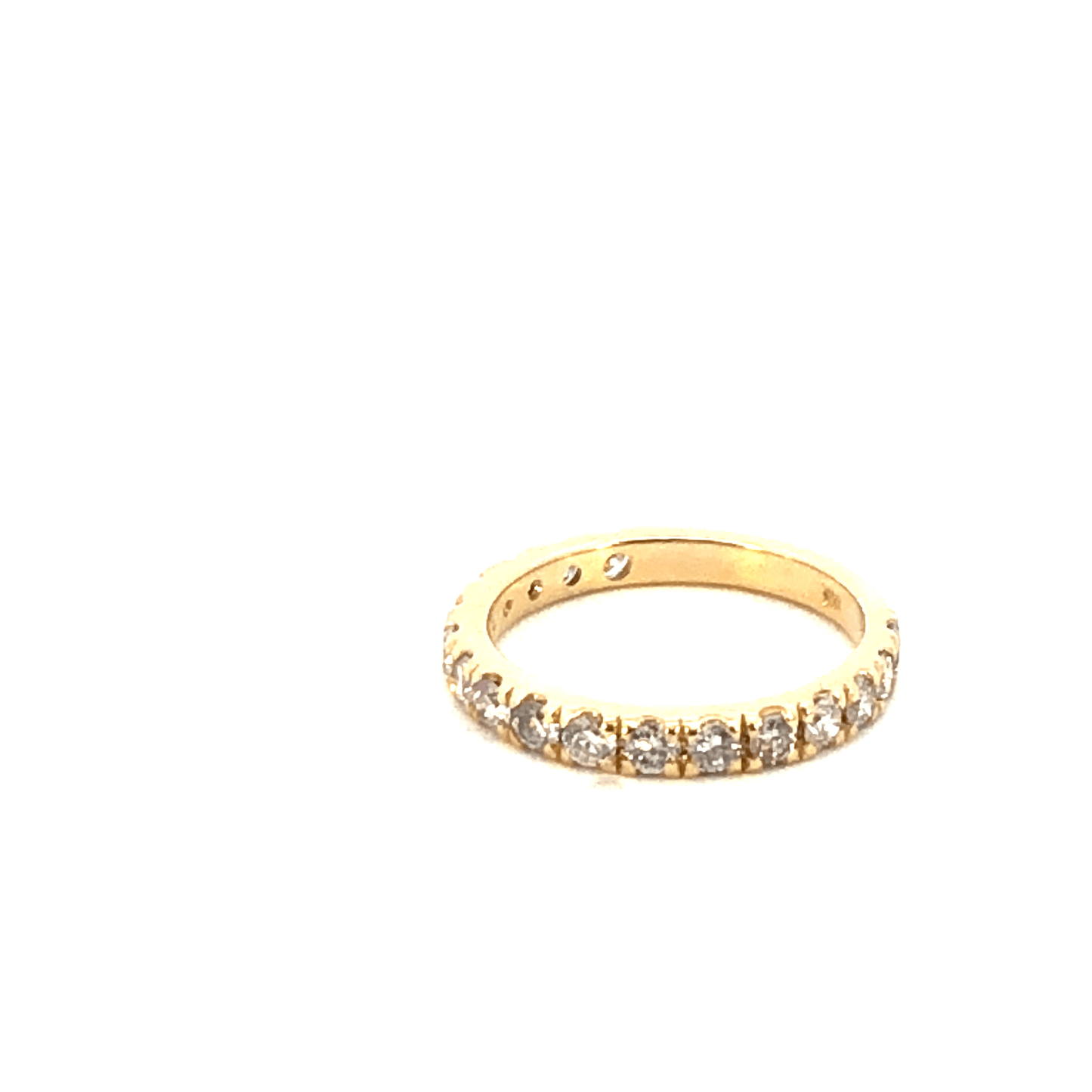 Elegant Gold Diamond Ring white gold -Diamond Weight: 0.93 ct