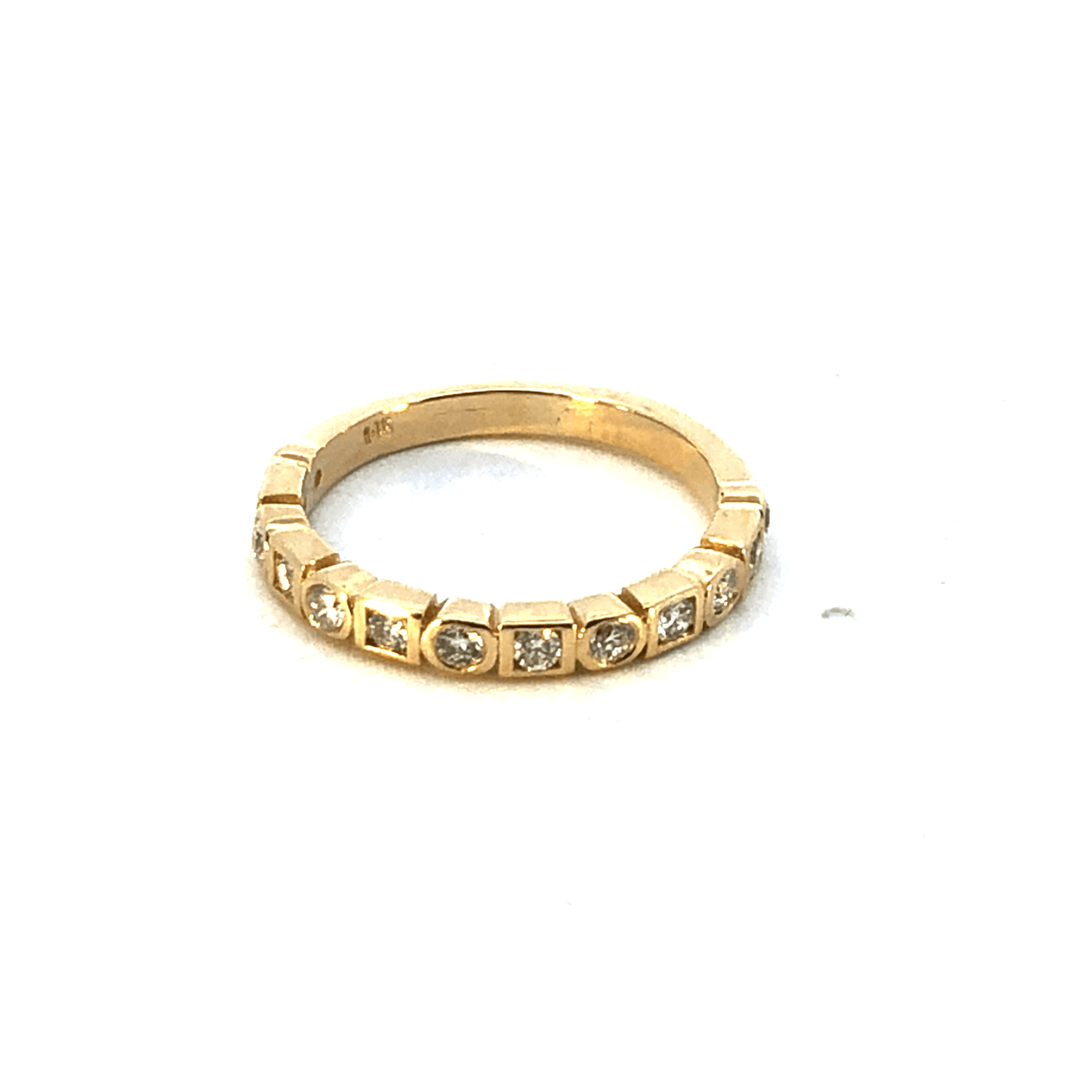 Stackable 14K Rose Gold Diamond Ring (0.39ct Total) - DB2025
