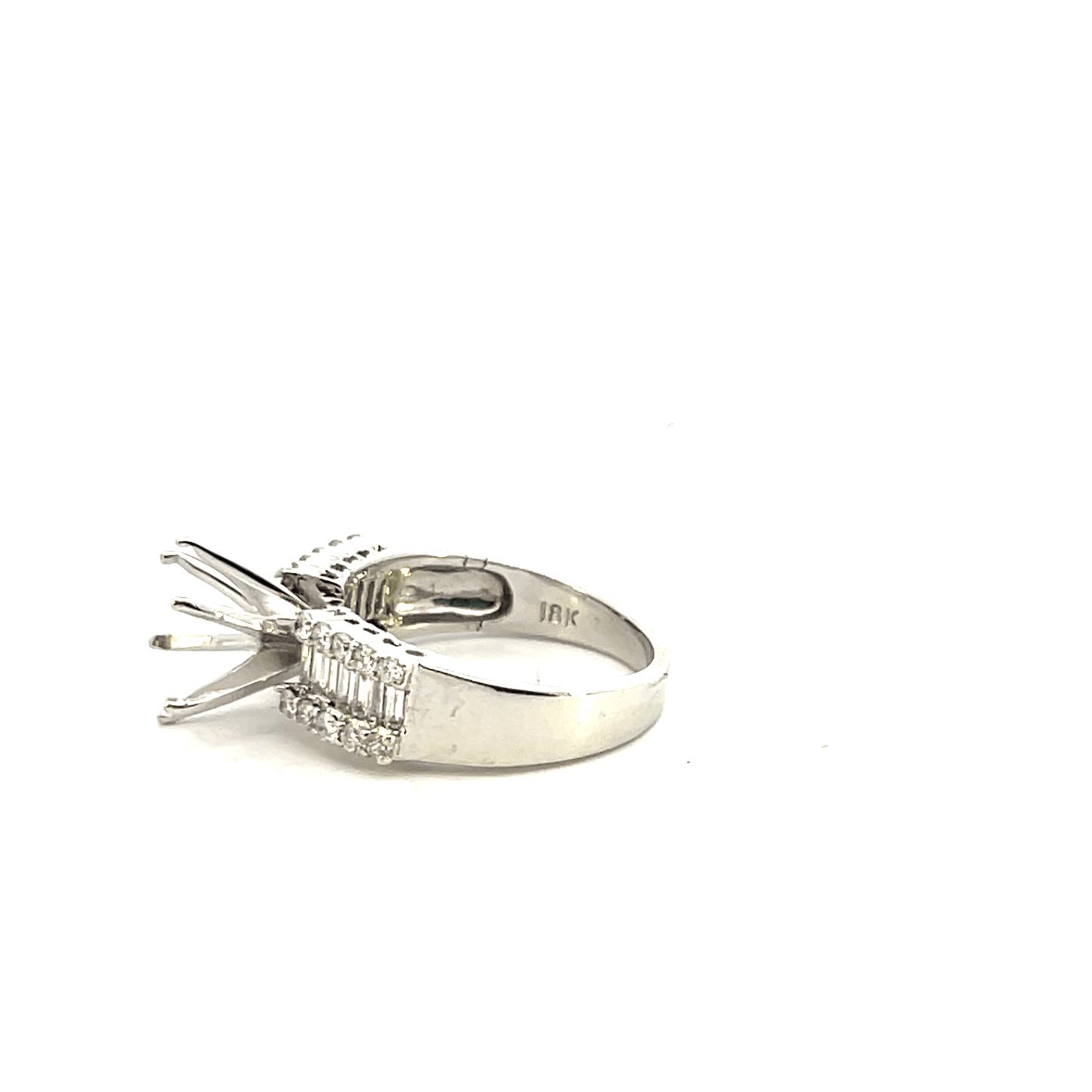 Elegant Starburst Diamond Ring Setting – RM1934 Total Diamond Weight: 1.00 CT