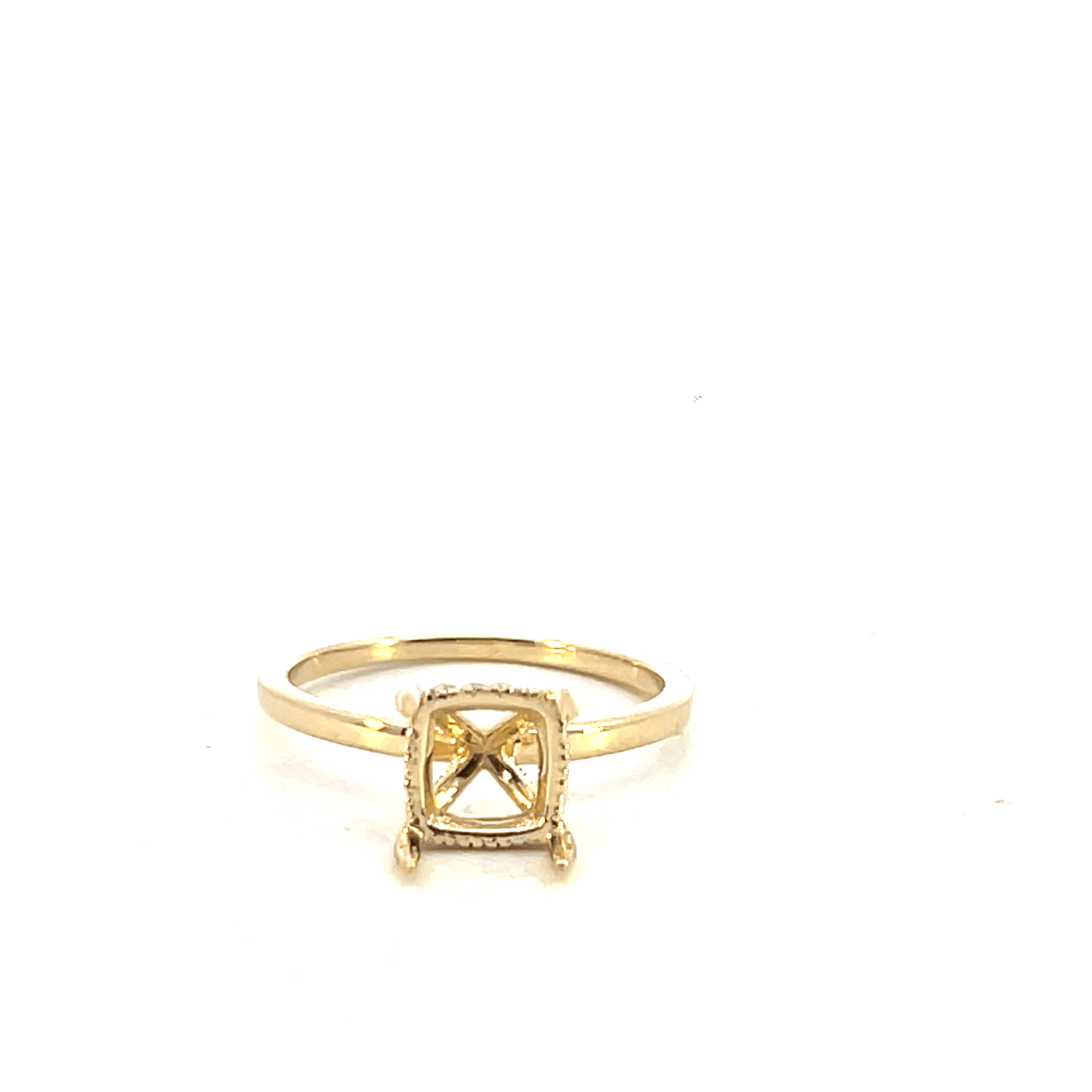 14K Yellow Gold Diamond Ring Setting-Style Code: RM1890