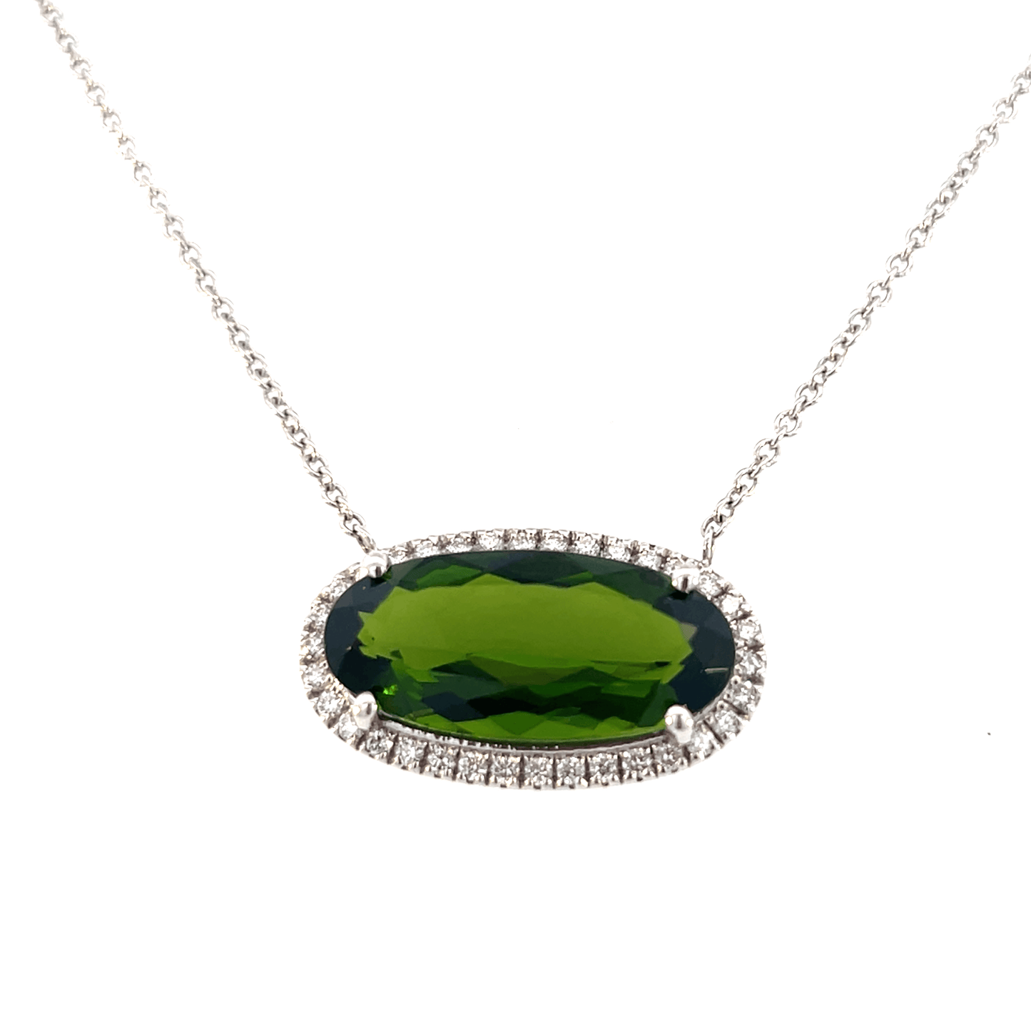 Elegant Green Gemstone Pendant | NECK2721TU