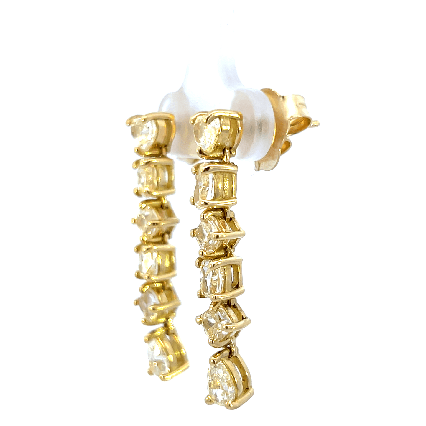 Dazzling Fancy Yellow Diamond Drop Earrings | DE0127 Specifications