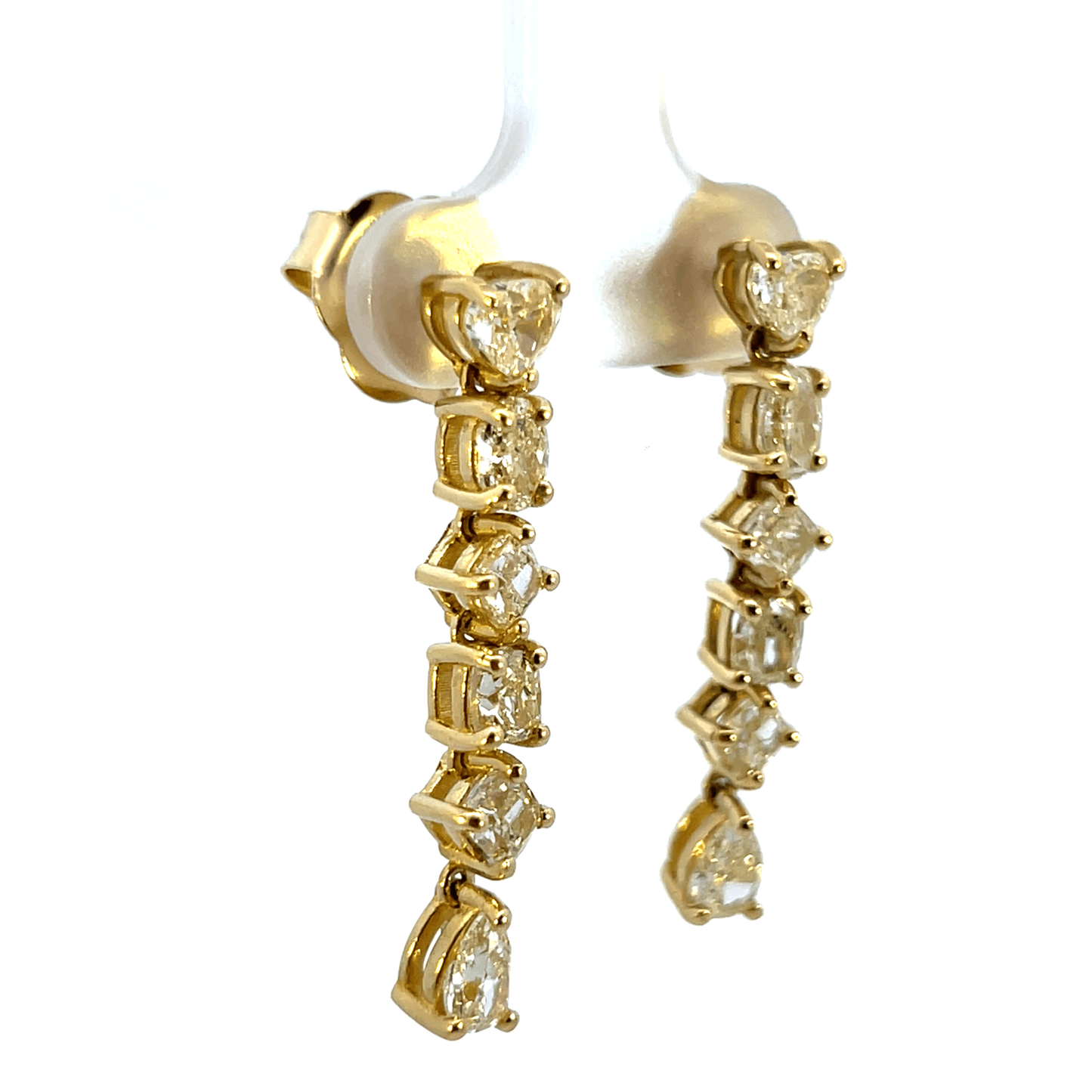 Dazzling Fancy Yellow Diamond Drop Earrings | DE0127 Specifications