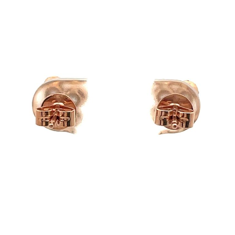 Clover Diamond Earring 0.75 CT in 14K Rose Gold