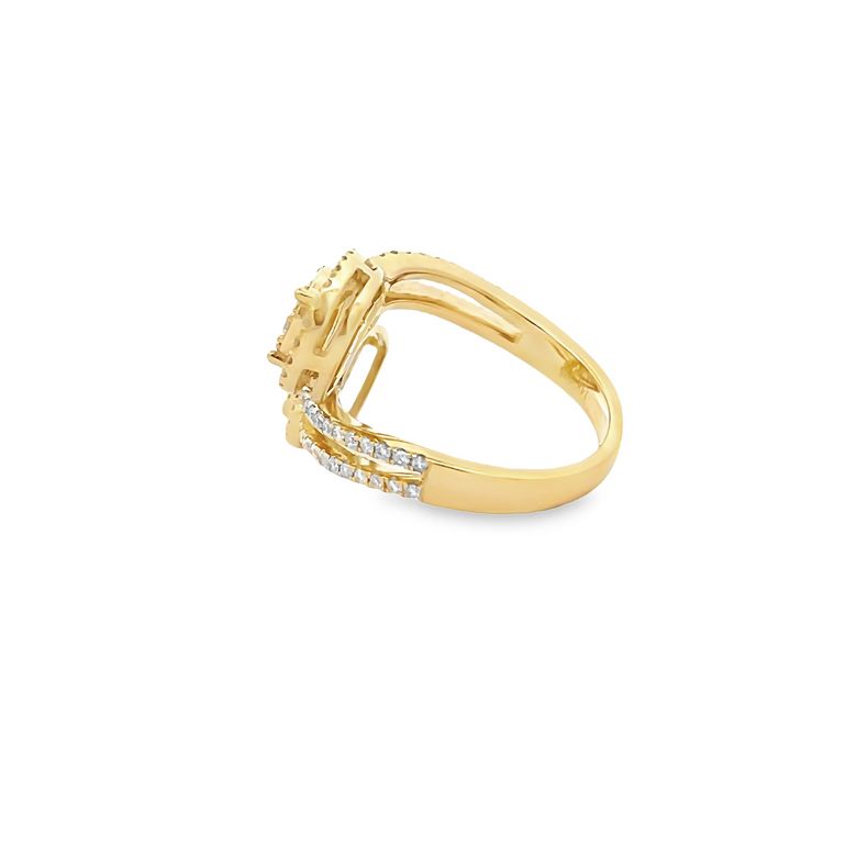Diamond Fashion Ring 1.03CT 14K Yellow Gold