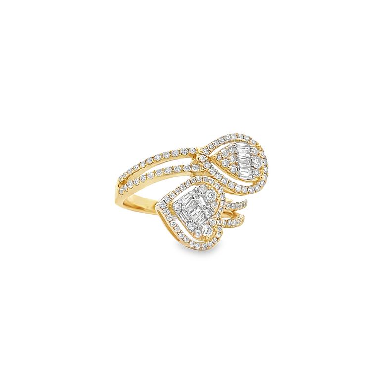 Diamond Fashion Ring 1.03CT 14K Yellow Gold