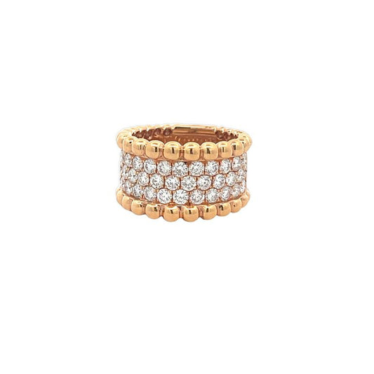 Fashion Diamond ring 1.90CT 18K Rose Gold