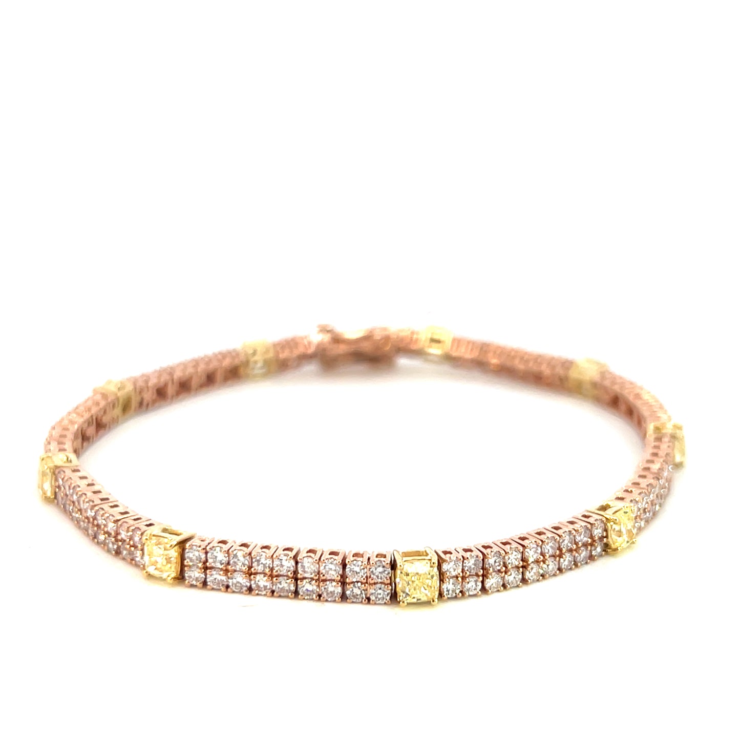 Fancy Color Diamond Bracelet-DBR-194
