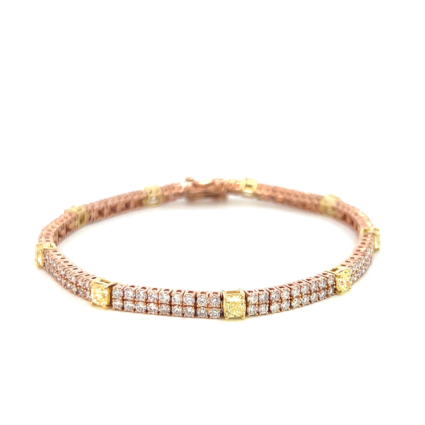 Fancy Color Diamond Bracelet-DBR-194