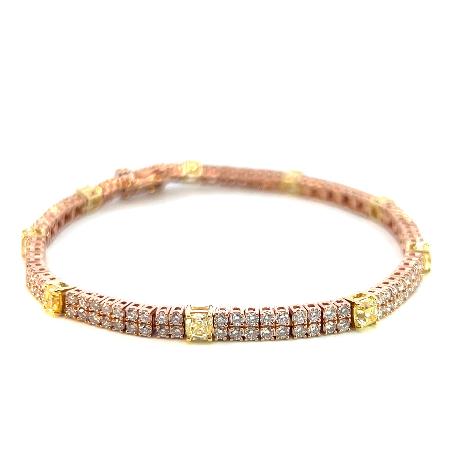 Fancy Color Diamond Bracelet-DBR-194