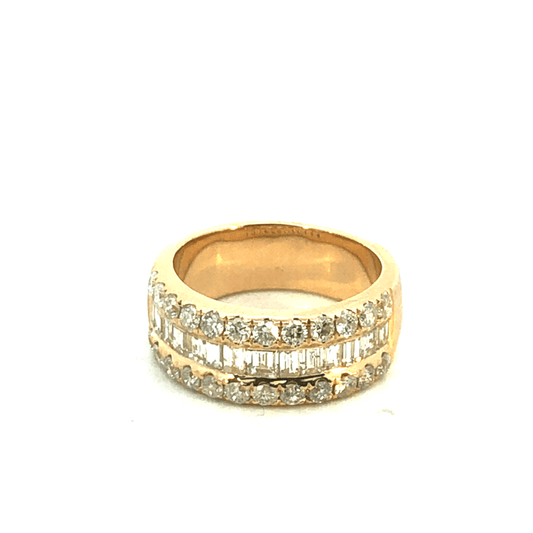 Diamond Band Ring – 2.00CT | 14K Yellow Gold