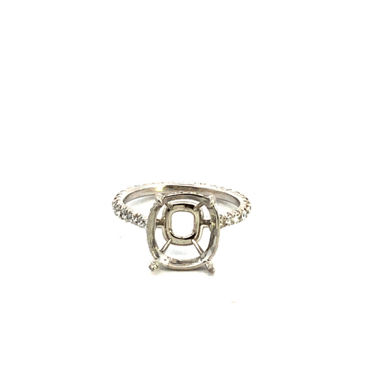 Elegant Diamond Ring Setting with Unique Design-Style Code: RM-1899