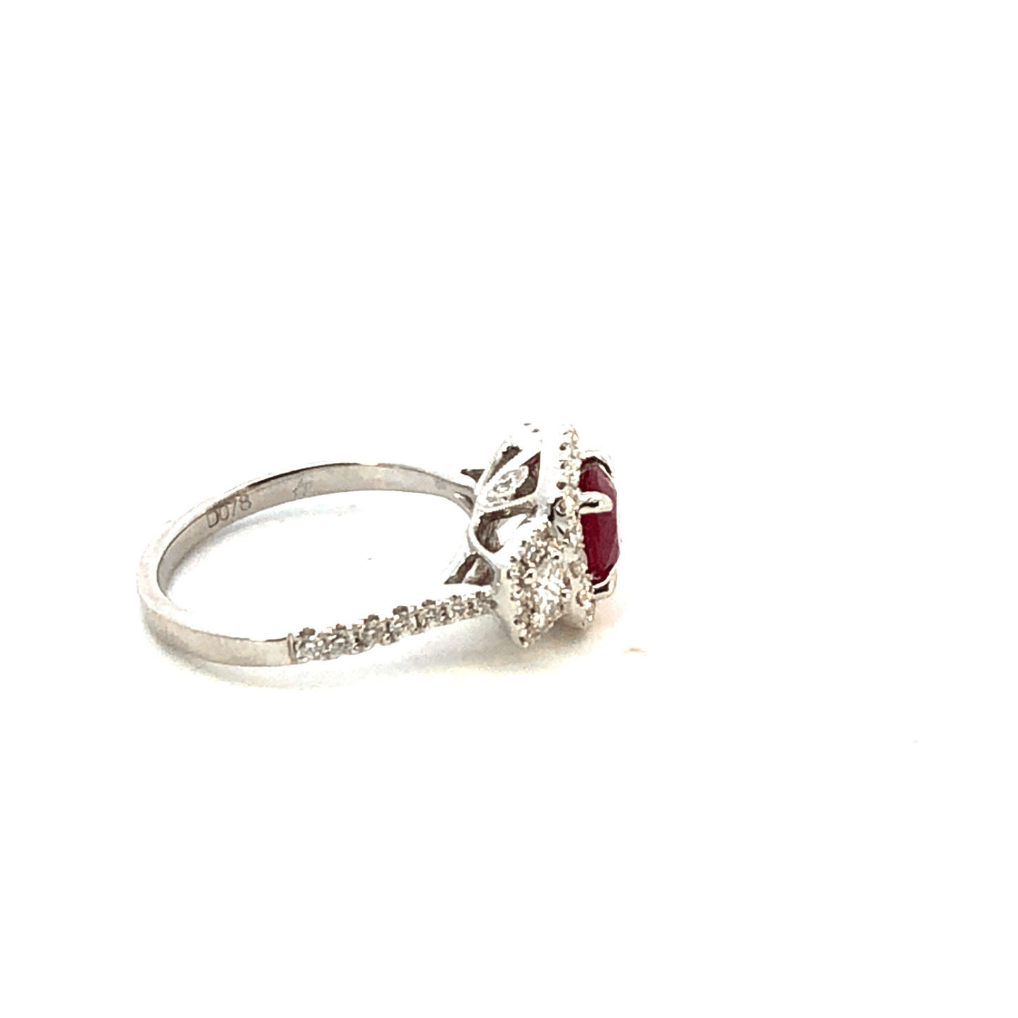 Elegant Ruby and Diamond Ring – GIA Certified