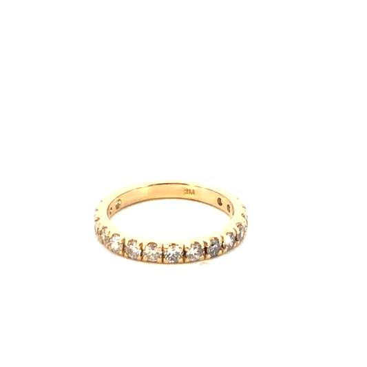 Elegant Gold Diamond Ring white gold -Diamond Weight: 0.93 ct
