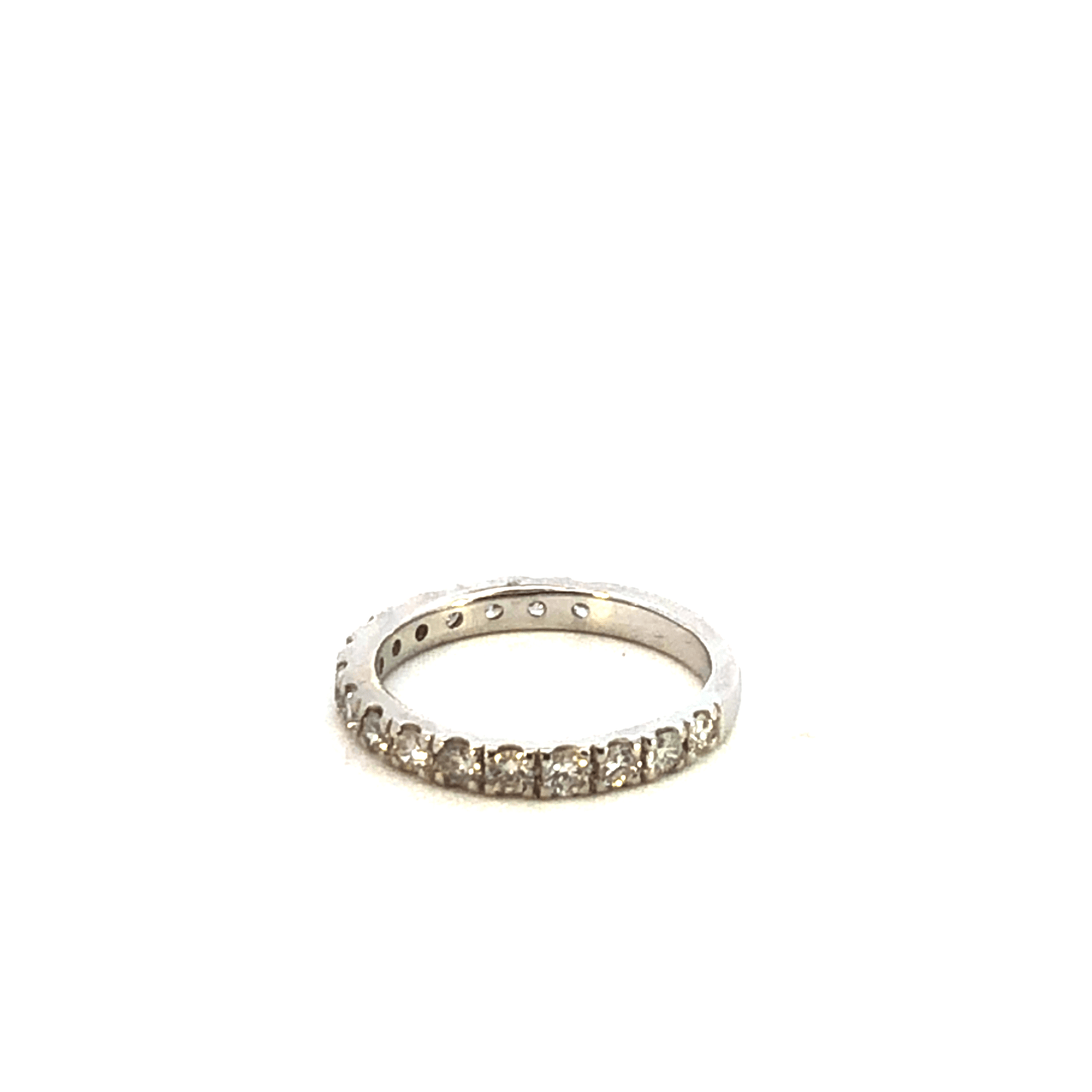 Elegant Diamond Band Ring-Diamond Weight: 0.93 ct