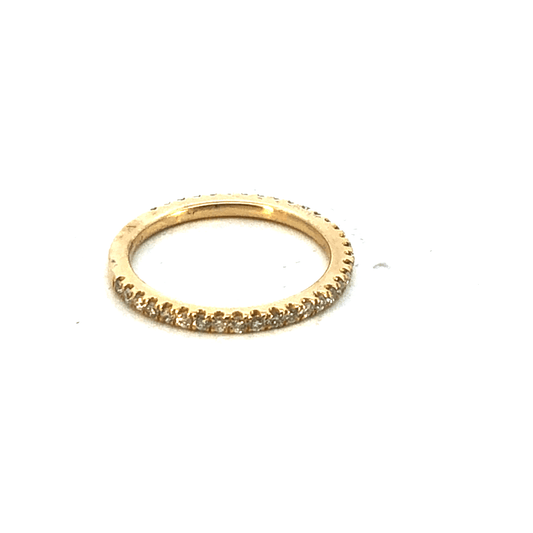 Elegant Gold Ring with Sparkling Accents – DB0201