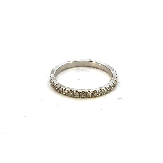 Elegant Diamond-Studded Ring  0.31 CT Diamonds 14K White Gold – DB0278