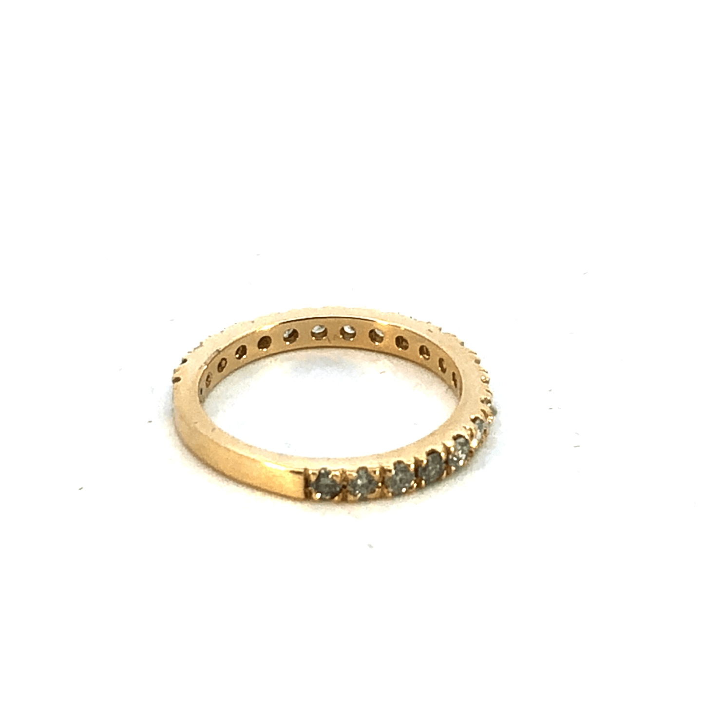 Elegant Gold Ring with Sparkling Stones 0.57 CT Diamonds 14K White Gold– DB0259