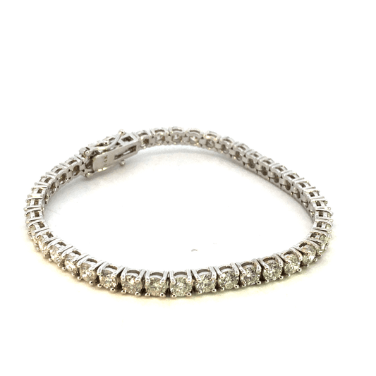 14K White Gold Diamond Bracelet - 8.70ct Total Diamond Weight (41 Diamonds, Avg. 0.21ct each) - DBr1485H