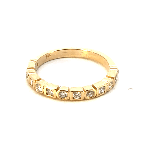 Stackable 14K Rose Gold Diamond Ring (0.39ct Total) - DB2025