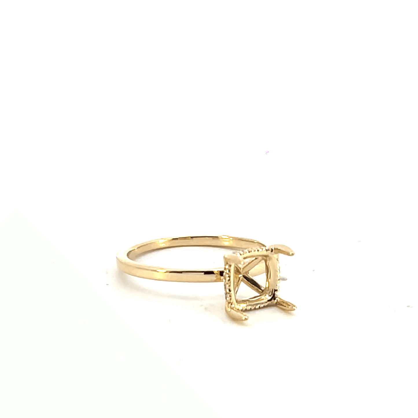 14K Yellow Gold Diamond Ring Setting-Style Code: RM1890
