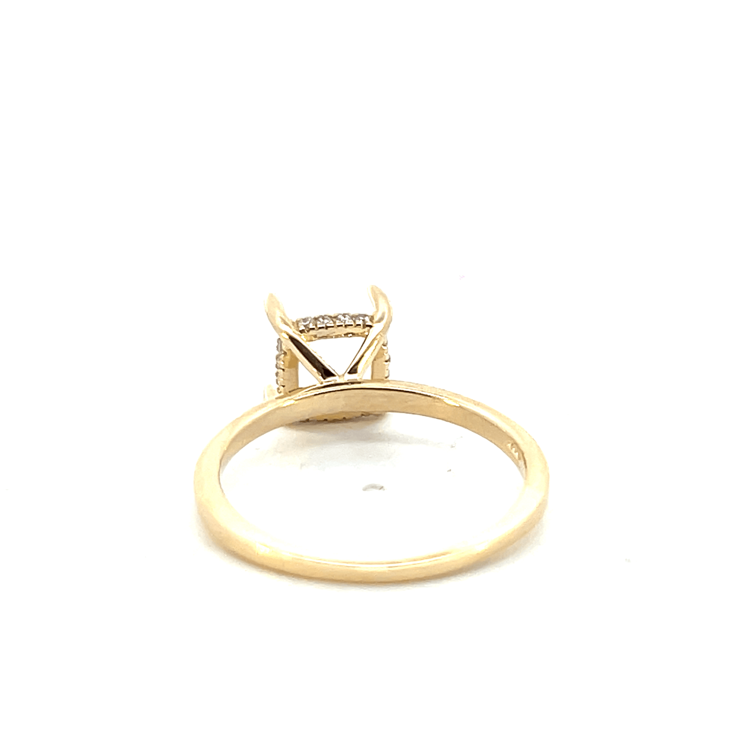 14K Yellow Gold Diamond Ring Setting-Style Code: RM1890