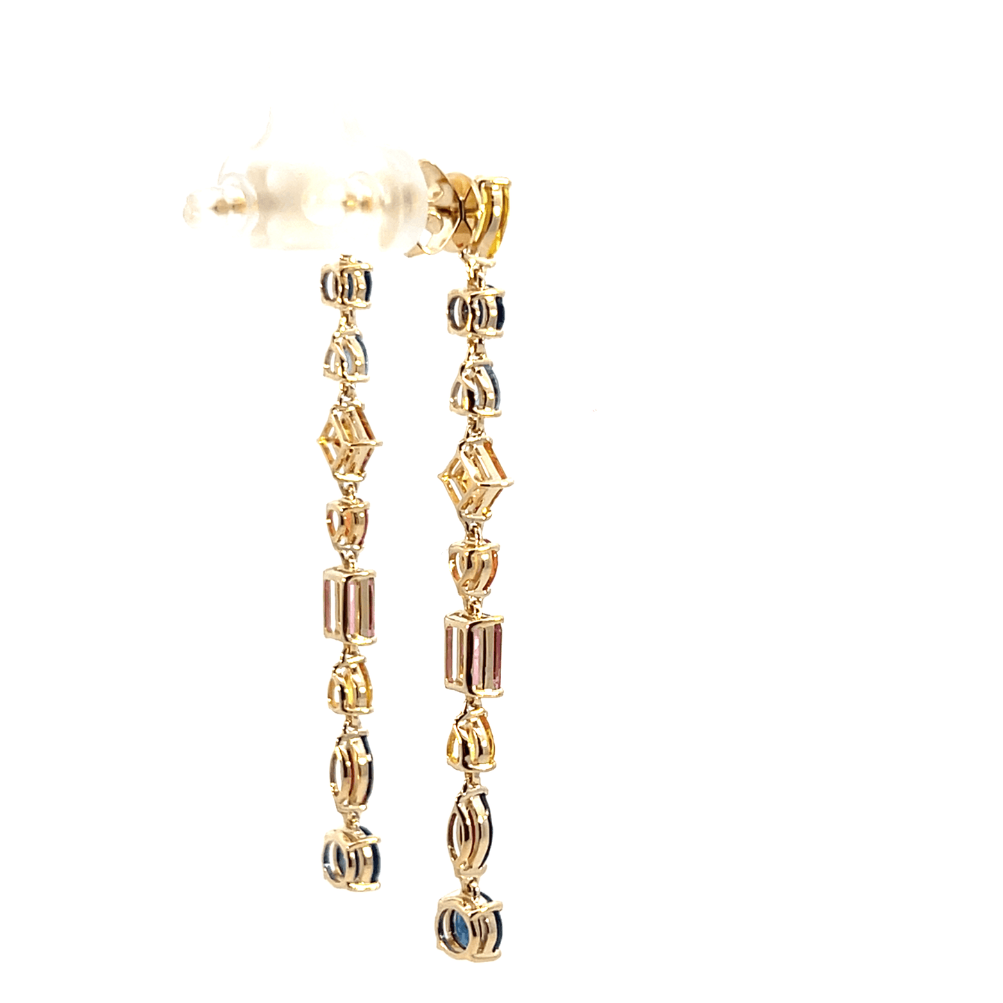 Colorful Gemstone Drop Earrings – DE8586