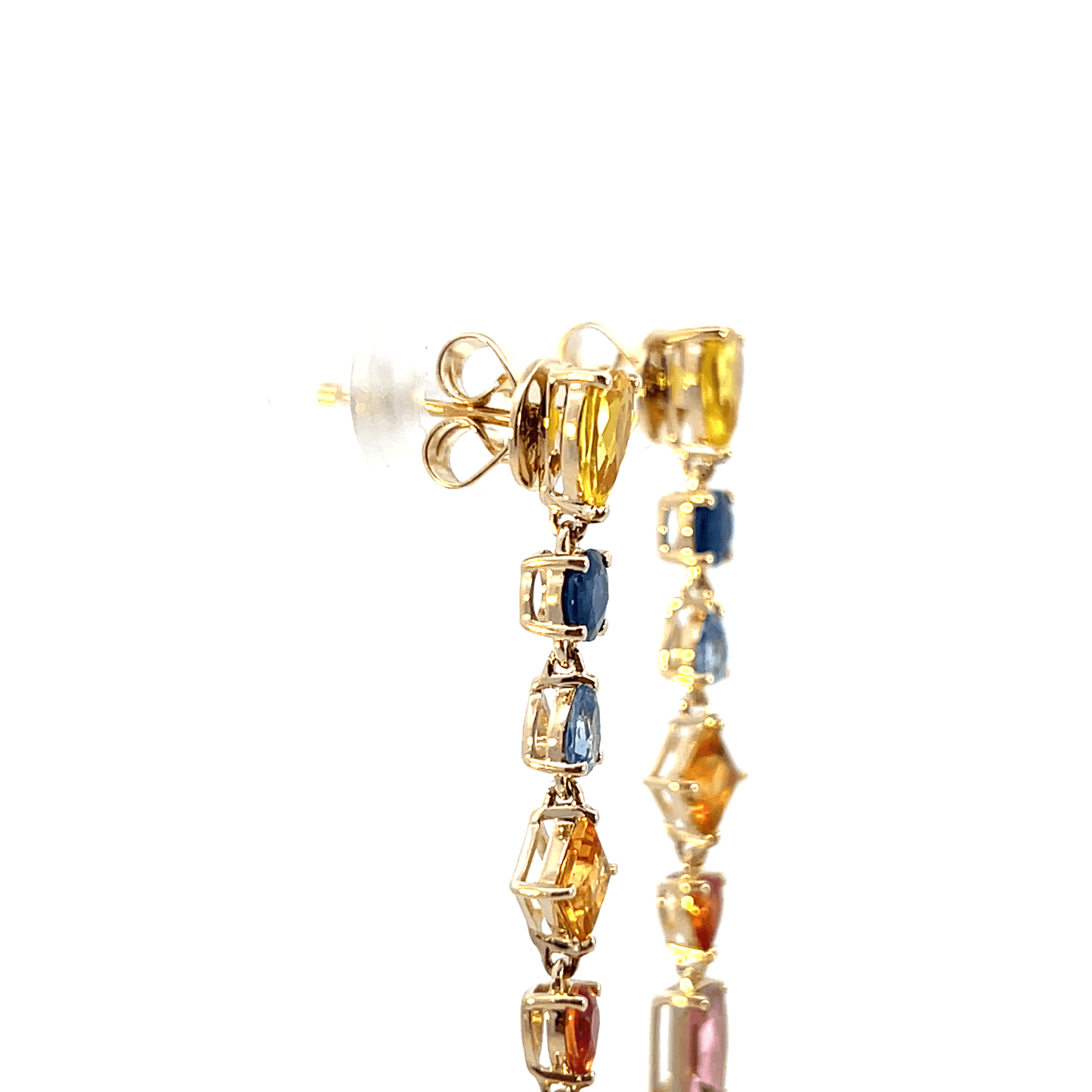 Colorful Gemstone Drop Earrings – DE8586