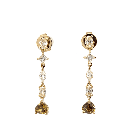 Elegant Gold Drop Earrings – DE8585