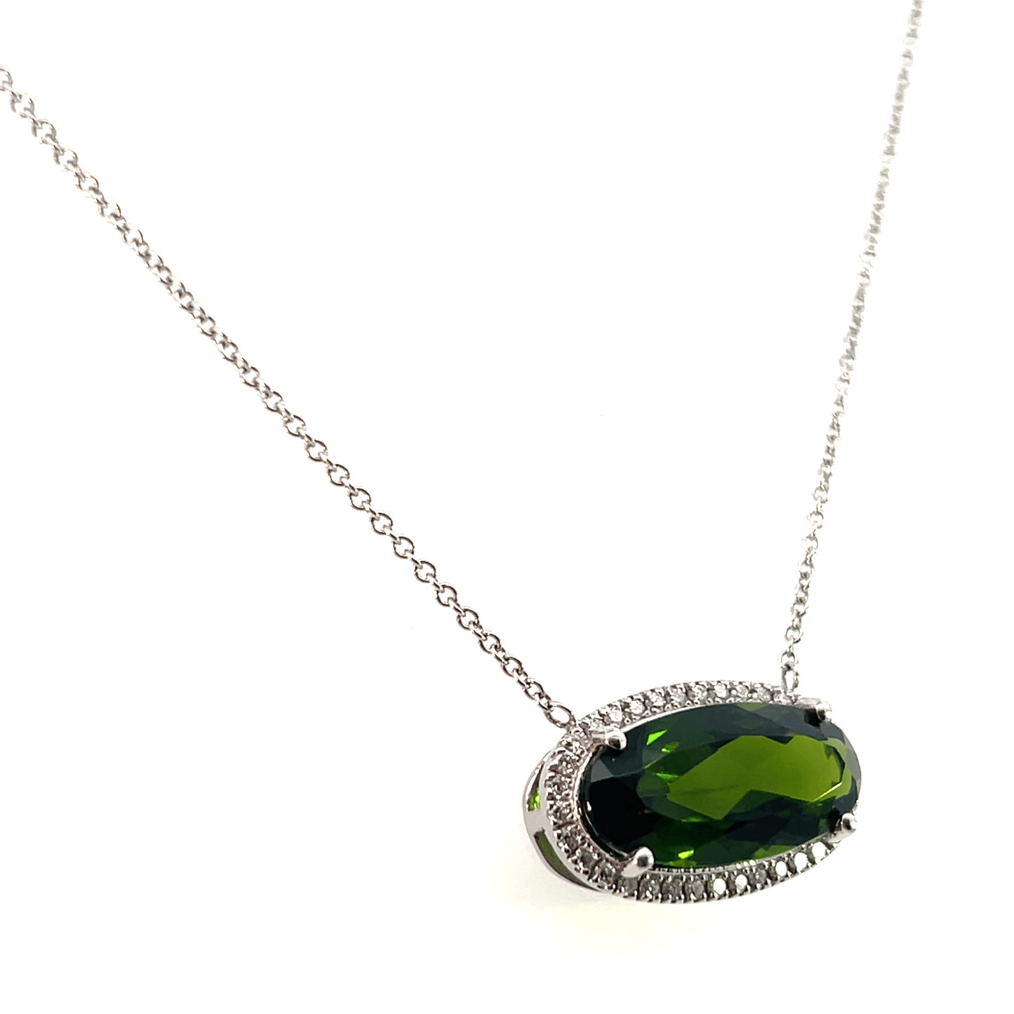 Elegant Green Gemstone Pendant | NECK2721TU