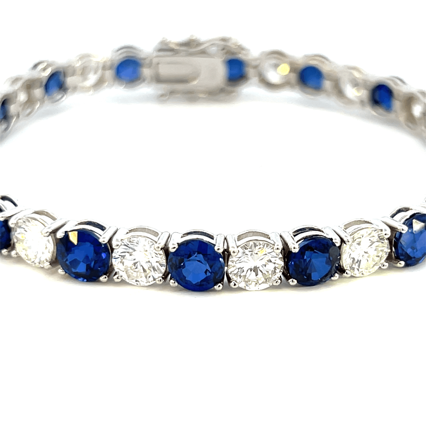 Sapphire and Diamond Tennis Bracelet – DBR3309SAP