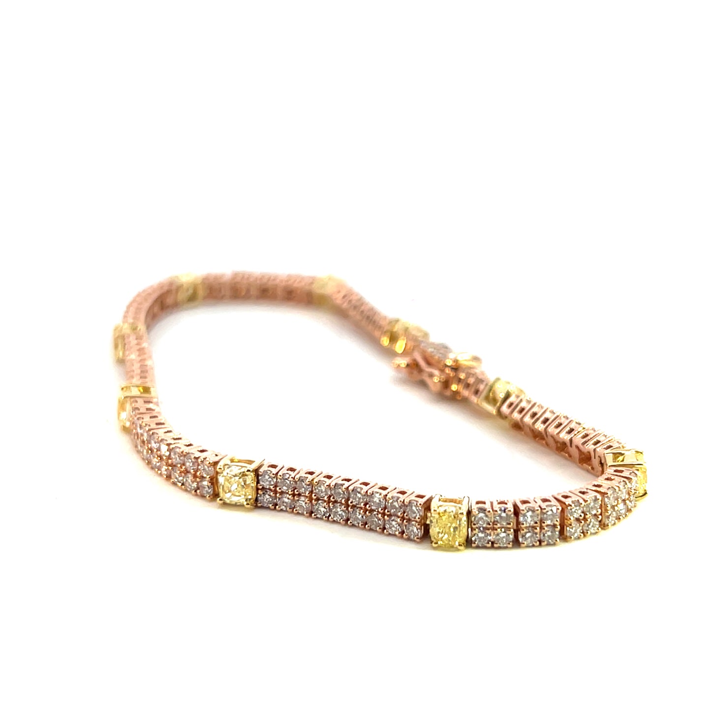 Fancy Color Diamond Bracelet-DBR-194